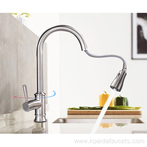 Polished Commercial Chrome Plated Kitchen Taps